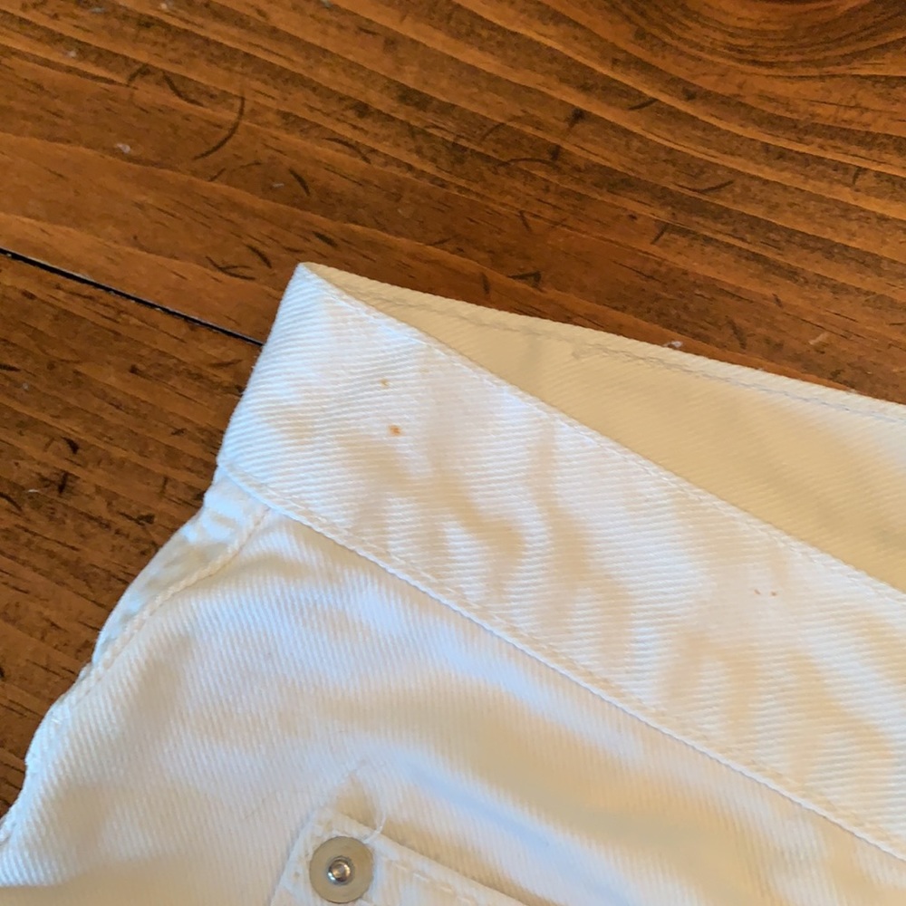 ** Authentic Forenza White Jean Shorts L - Picture 15 of 16